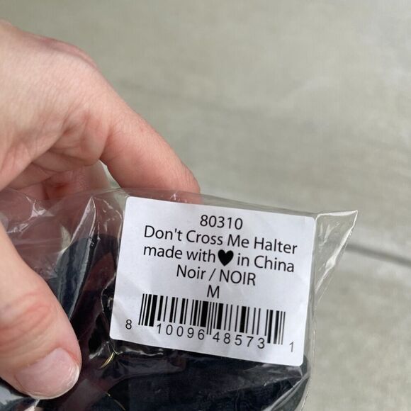 HAH by Free People Hook Up Demi Bra Size Medium‎ Black Underwire Floral Lace NEW - Picture 8 of 8